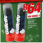 Gillitte Skeerskuim Verskeidenheid-2x200ml Vir Enige