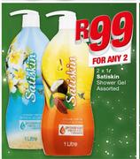 Satiskin Shower Gel-2x1Ltr