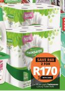 Twinsaver Luxury Toilet Rolls-2 x 18 Per Pack