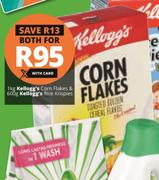 Kellogg's Corn Flakes 1kg & Kellogg's Rice Krispies-For Both
