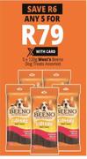 West's Beeno Dog Treats Assorted-5 x 120g