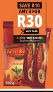 Fatti's & Moni's Spaghetti/Macaroni-3 x 500g