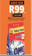 Omo Multi Active Regular Hand Washing Powder-5Kg
