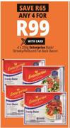 Enterprise Back/Streak/Reduced Fat Back Bacon-4 x 200g
