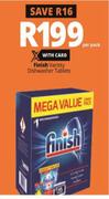Finish Variety Dishwasher Tablets-Per Pack