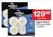 Super Power LED Punk Light 3 Piece-Per Pack
