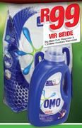 Omo Outo Waspoeier 3kg & Omo Vloeibare Wasmiddel 1.5Ltr-Vir Beide