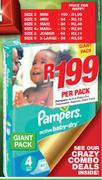 Pampers Active Baby Dry Disposable Nappies Giant Pack-Per Pack