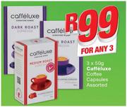 Caffeluxe Coffee Capsules-3x50g