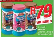 Boston Mmmm.....Shake Verskeidenheid-3x500g