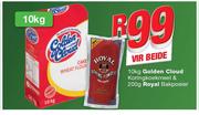 Golden Cloud Koringkoekmeel 10kg & Royal Bakpoeier 200g-Vir Beide