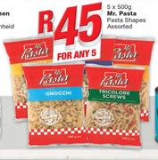 Mr. Pasta Pasta Shapes-5x500g