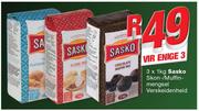 Sasko Skon/Muffin-Mengsel Verskeidenheid-3x1kg