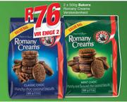 Bakers Romany Creams Verskeidenheid-2x500g