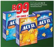 Act II Mikrogolfspringmielies Verskeidenheid-3x3 Per Pak