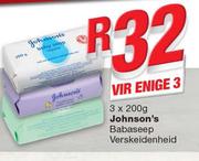 Johnson’s Babaseep Verskeidenheid-Any 3x200g