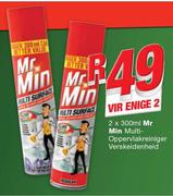 Mr Min Multi oppervlakreiniger Verskeidenheid-2 x 300ml