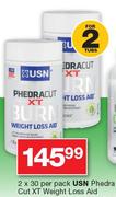 USN Phedra Cut XT Weight Loss Aid-2 x 30 Per Pack