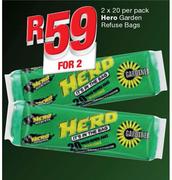 Hero Garden Refuse Bags-2 x 20 Per Pack