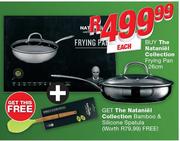 The Nataniel Collection 26cm Frying Pan-Each Free The Naataniel Collection Bamboo & Silicone Spatula