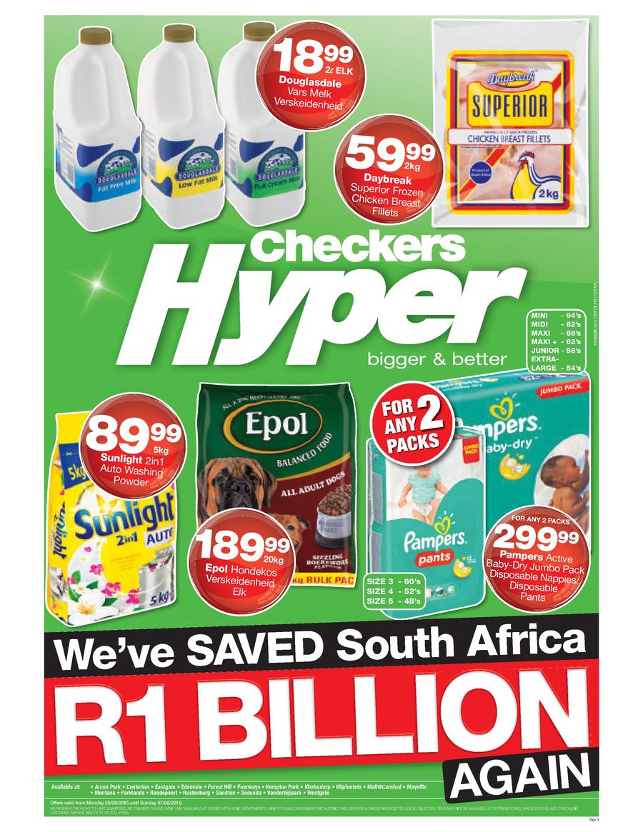 Checkers Hyper Specials 25 May 07 Jun 2015 m.guzzle .za