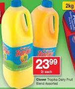 Clover Tropika Dairy Fruit Blend Assorted-2Ltr Each