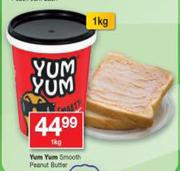 Yum Yum Smooth Peanut Butter-1Kg