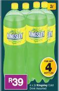 Kinsley Cold Drink Assorted-4 x 2Ltr