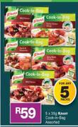 Knorr Cook In Bag Assorted-5 x 35g