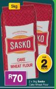 Sasko Cake Wheat Flour-2 x 5kg