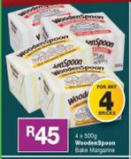 Wooden Spoon Bake Margarine-4 x 500g