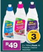Plush All Purpose Cleaner-3 x 750ml