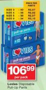 Lovies Disposable Pull Up Pants-Per Pack