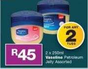 Vaseline Petroleum Jelly Assorted-2 x 260ml