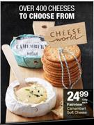 Fairview Camembert Soft Cheese-125g Each