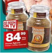 Douwe Egberts Instant Coffee-200g Each