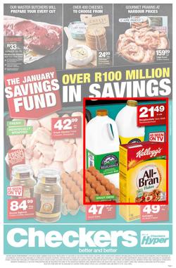 Checkers Gauteng, Mpumalanga, Limpopo, North West : January Savings Specials (21 Jan - 03 Feb 2019), page 1