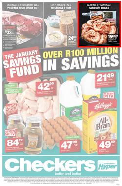 Checkers Gauteng, Mpumalanga, Limpopo, North West : January Savings Specials (21 Jan - 03 Feb 2019), page 1