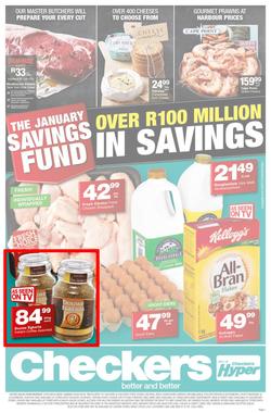 Checkers Gauteng, Mpumalanga, Limpopo, North West : January Savings Specials (21 Jan - 03 Feb 2019), page 1