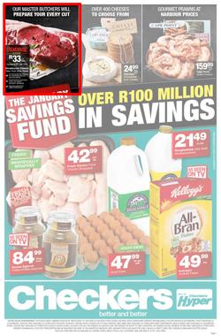 Checkers Gauteng, Mpumalanga, Limpopo, North West : January Savings Specials (21 Jan - 03 Feb 2019), page 1