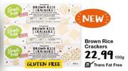 Simple Truth Brown Rice Crackers-100g
