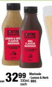 Marinade Lemon & Herb BBQ 330ml-Each
