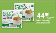 Sweet Nothings Xylitol Sweetener 180g-Each