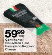Continental Collection Hard Parmigiano Reggiano Cheese-150g