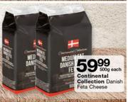 Continental Collection Danish Feta Cheese 500g-Each