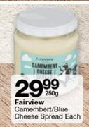 Fairview Camembert/Blue Cheese Spread 250g-Each