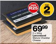 Lancewood Mature Cheddar Cheese-2X300g