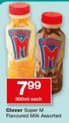 Clover Super M Flavoured Milk 300ml-Each