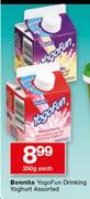 Bonnita Yogofun Drinking Yoghurt 350g-Each