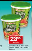 Clover Fruits Of The Forest Yoghurt Based Dairy Snack 1Kg-Each